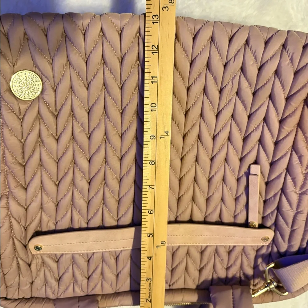 Pre owned Happ Brand Paige Caryall Diaper bag slight stain I can see in pic